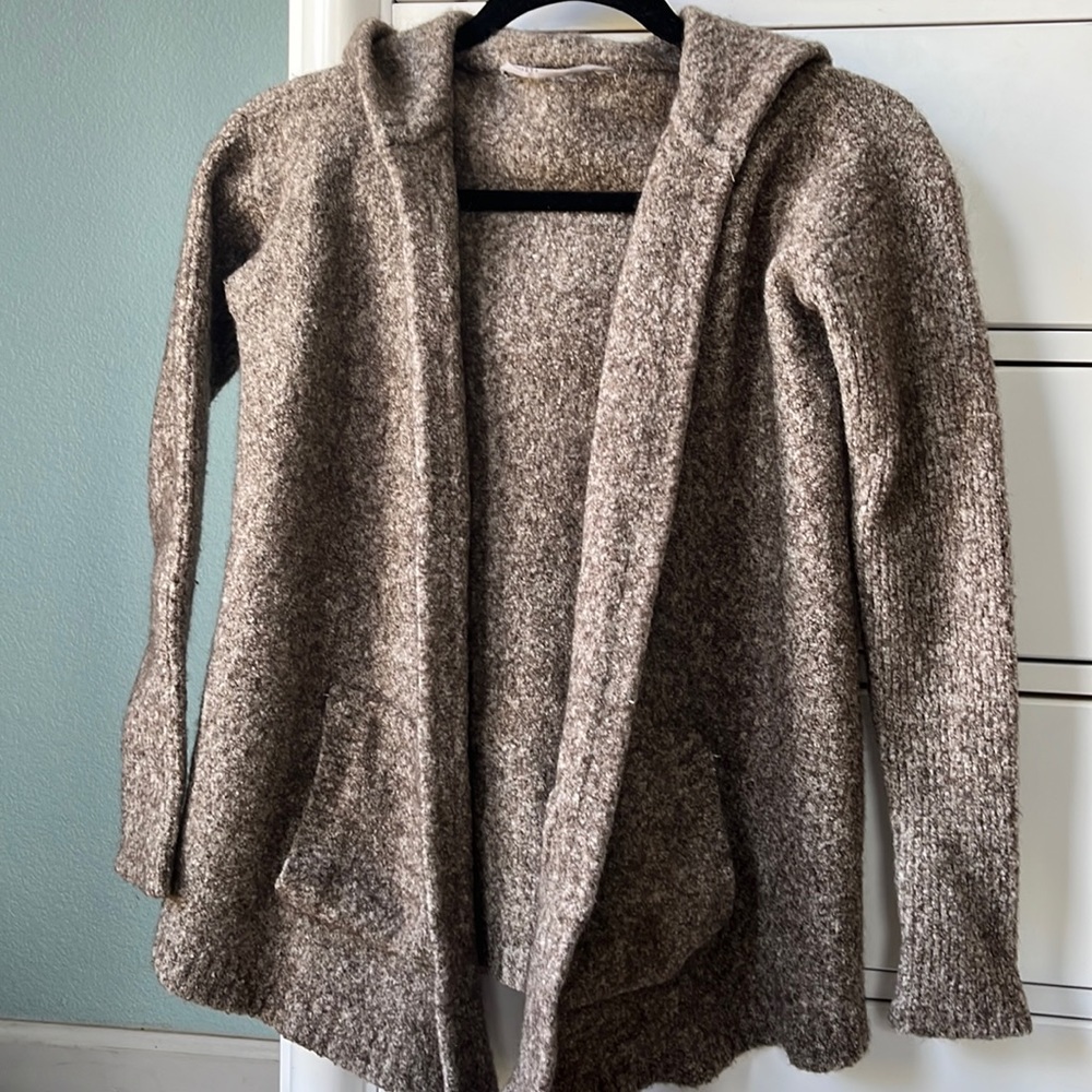 Athleta sweater made of wool and yak hair.